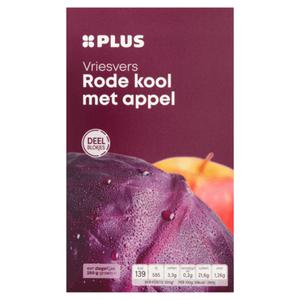 PLUS Rode kool met appel Doos doos 450 gram