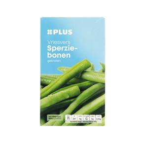 PLUS Sperziebonen gebroken Doos doos 450 gram