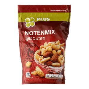 PLUS Notenmix gezouten Doos zak 150 gram