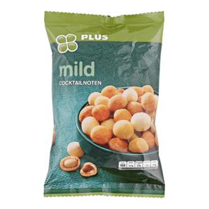 PLUS Cocktailnoten mild Doos zak 300 gram