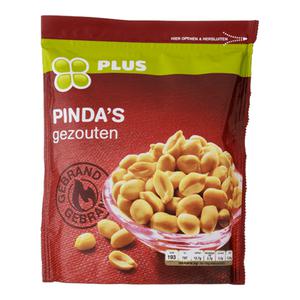 PLUS Pinda's gezouten Doos zak 235 gram