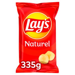 Lays Chips naturel Doos zak 335 gram