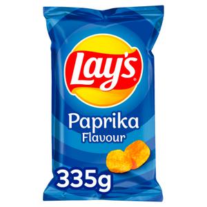 Lays Chips paprika Doos zak 335 gram