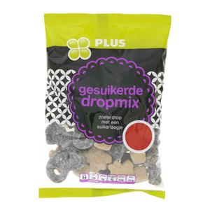 PLUS Dropmix gesuikerd Doos zak 250 gram