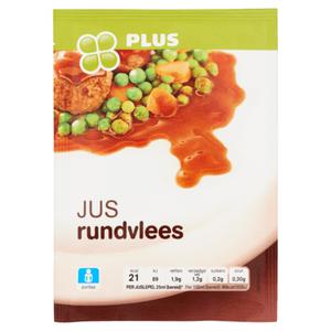 PLUS Mix voor rundvleesjus Doos zak 18 gram