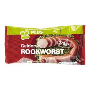 PLUS Gelderse rookworst Doos zak 275 gram