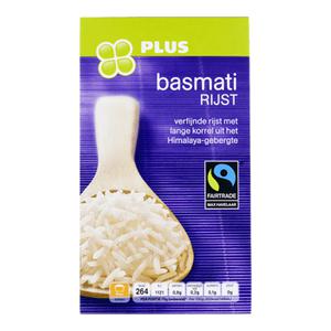 PLUS Basmatirijst Fairtrade Doos pak 400 gram