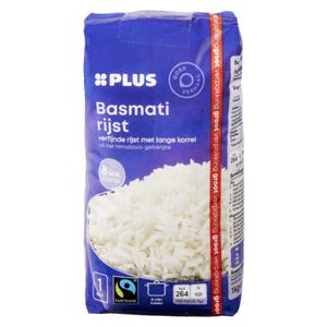 PLUS Basmati rijst Fairtrade Doos zak 1 kilo