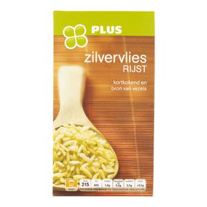 PLUS Zilvervliesrijst Doos pak 400 gram