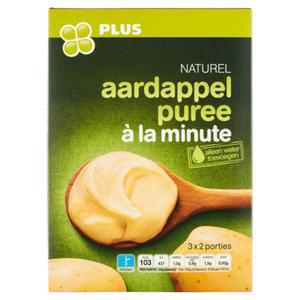 PLUS Aardappelpuree à la minute 3-pack Doos pak 180 gram