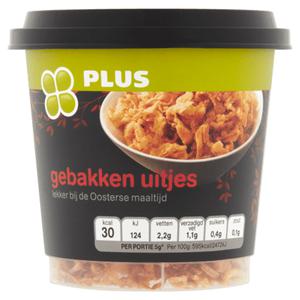 PLUS Gebakken uitjes Doos pot 100 gram