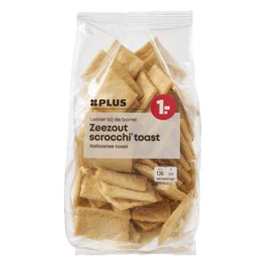 PLUS Scrocchi zeezout Doos zak 150 gram