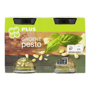 PLUS Pesto groen Doos bak 180 gram