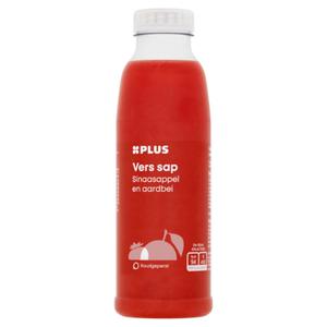 PLUS 100% Vers sap sinaasappel-aardbei Doos fles 500 ml