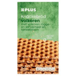 PLUS Knackebrod volkoren Doos doos 375 gram