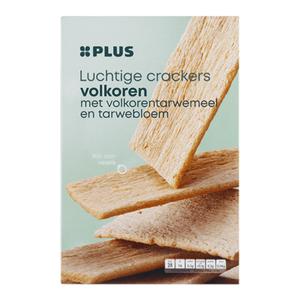 PLUS Luchtige crackers volkoren Doos doos 250 gram