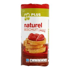 PLUS Beschuit naturel Doos rol 125 gram