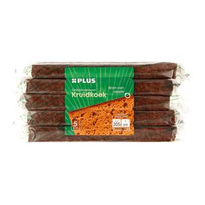 PLUS Ontbijtkoekrepen kruidkoek Doos set 350 gram