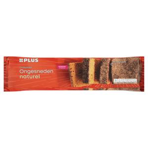 PLUS Ontbijtkoek naturel ongesneden Doos krimp 550 gram