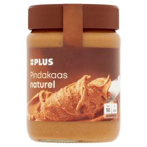 PLUS Pindakaas naturel Doos pot 350 gram