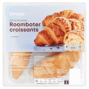 PLUS Croissants roomboter Doos pak 180 gram