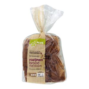 PLUS Rozijnenbrood Doos zak 500 gram