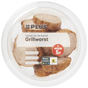 PLUS Antipasti grillworst Doos bak 130 gram