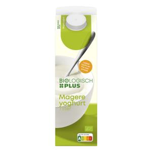 Biologisch PLUS Magere yoghurt Doos pak 1 liter