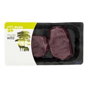 PLUS Veluws Wild Hertbiefstuk Doos  250 gram