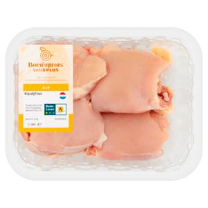 PLUS Beter leven kipdijfilet naturel Doos stuk 380 gram