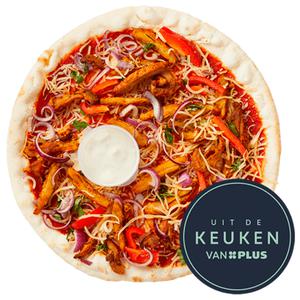 Uit de keuken van PLUS Pizza Kip Shoarma Doos stuk 1 stuks