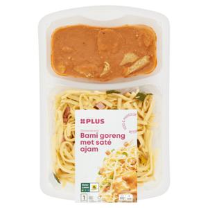 PLUS Bami Goreng met Saté Ajam Doos bak 450 gram