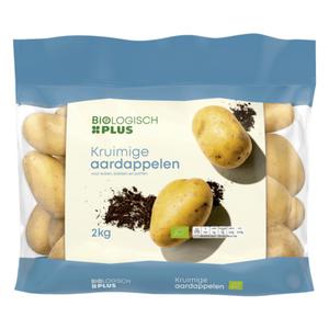 Biologisch PLUS Kruimige aardappelen biologisch Doos zak 2 kilo