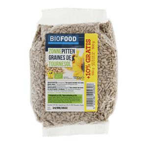 Damhert Biofood Zonnebloempitten bio Doos zak 500 gram