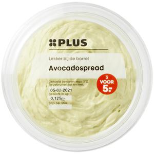 PLUS Avocadospread Doos bak 125 gram