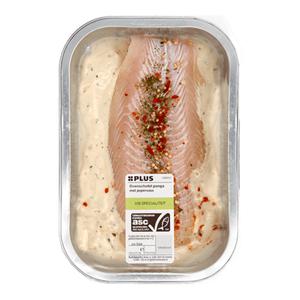 PLUS Ovenschotel Pangasiusfilet peper Doos tray 270 gram