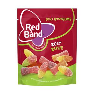 Red Band Duo winegums zoet zuur