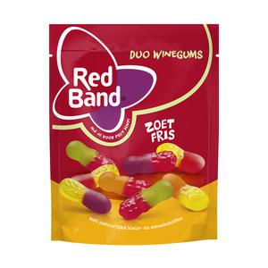 Red Band Duo winegums zoet fris