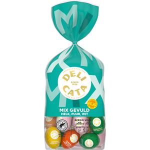 Delicata Paaseitjes mix gevuld melk puur wit