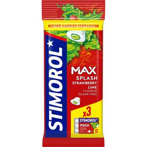 Stimorol Max splash strawberry lime