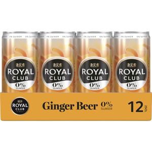 Royal Club Ginger Beer 0% blik tray