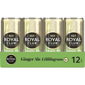 Royal Club Ginger Ale Lemongrass tray