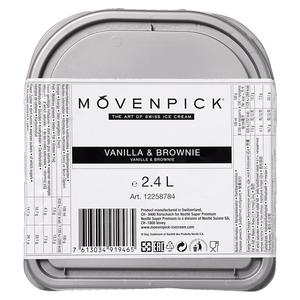 Mövenpick IJs vanilla brownie movenpick