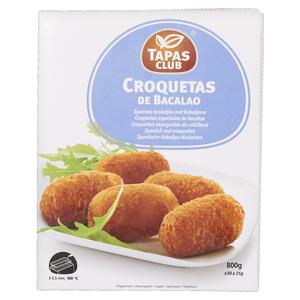 Tapas club Croquetas de bacalao kabeljauw ca 32st