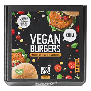 Boon Vleesvervangers Chili burgers, vegan vegetarisch