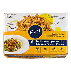 PLNT Vegan stukjes als kip green curry