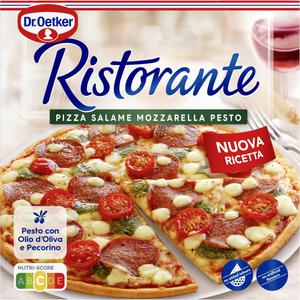 Dr. Oetker Ristorante pizza salame mozzarella pesto