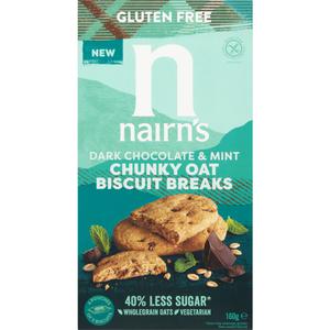 Nairn's Dark chocolate & mint chunky oat biscuit