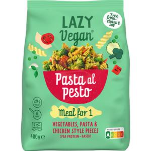 Lazy Vegan Pasta al pesto