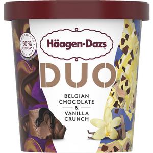 Häagen-Dazs Duo Belgian chocolate vanilla ijs